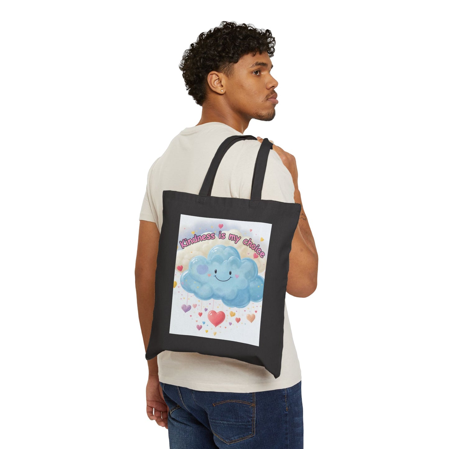 Kindness Is My Choice Tote Bag - Spread Positivity with Every Use