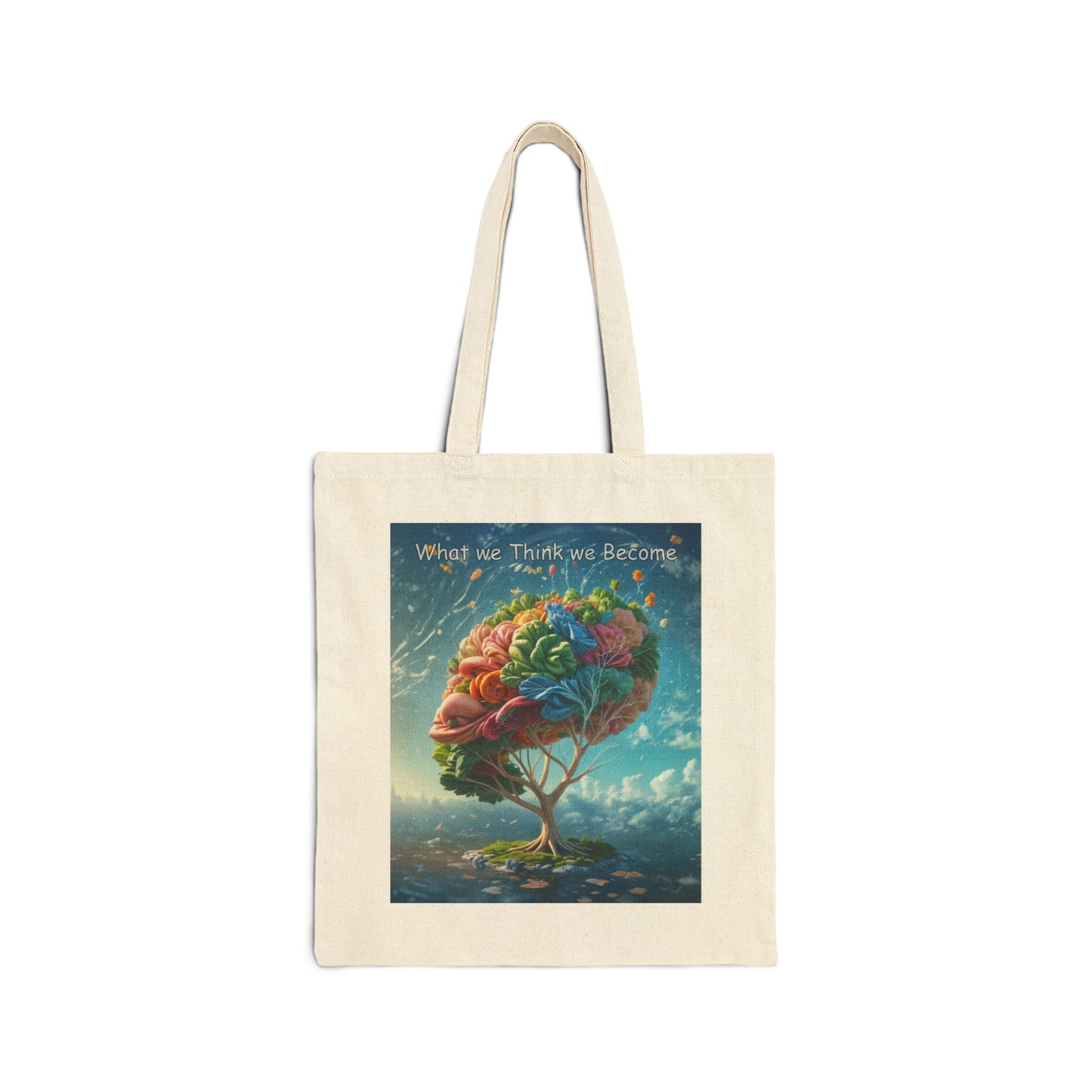 Mindful Growth Tote Bag "What We Think, We Become"