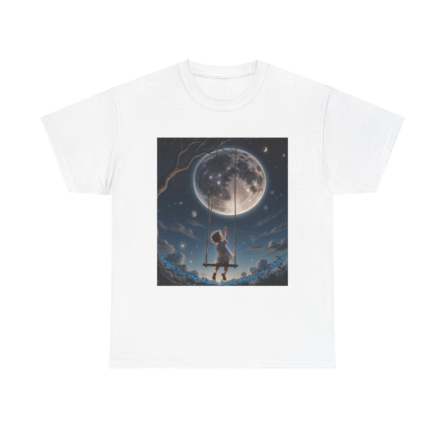 Dreamer's Swing - Inspirational Night Sky T-Shirt