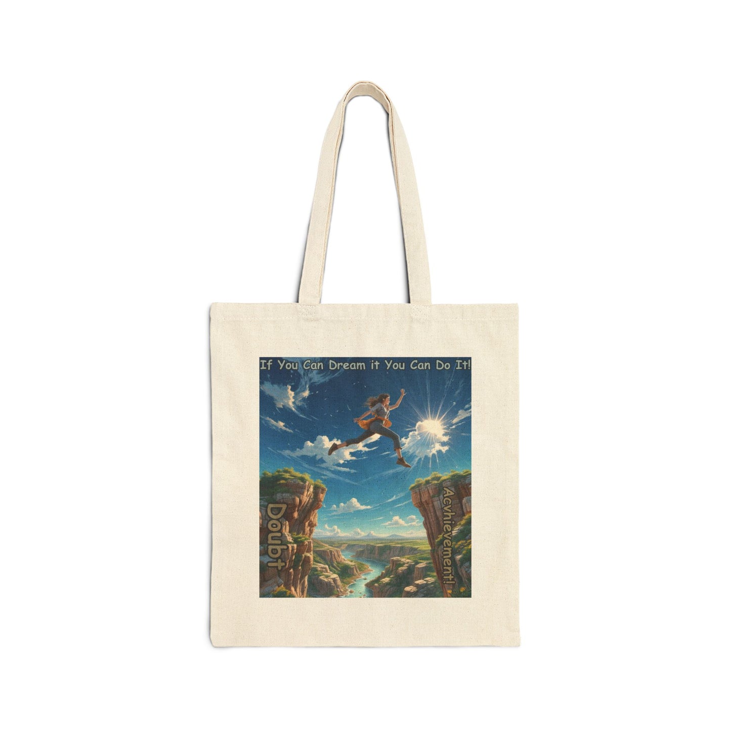 Leap of Courage Tote Bag