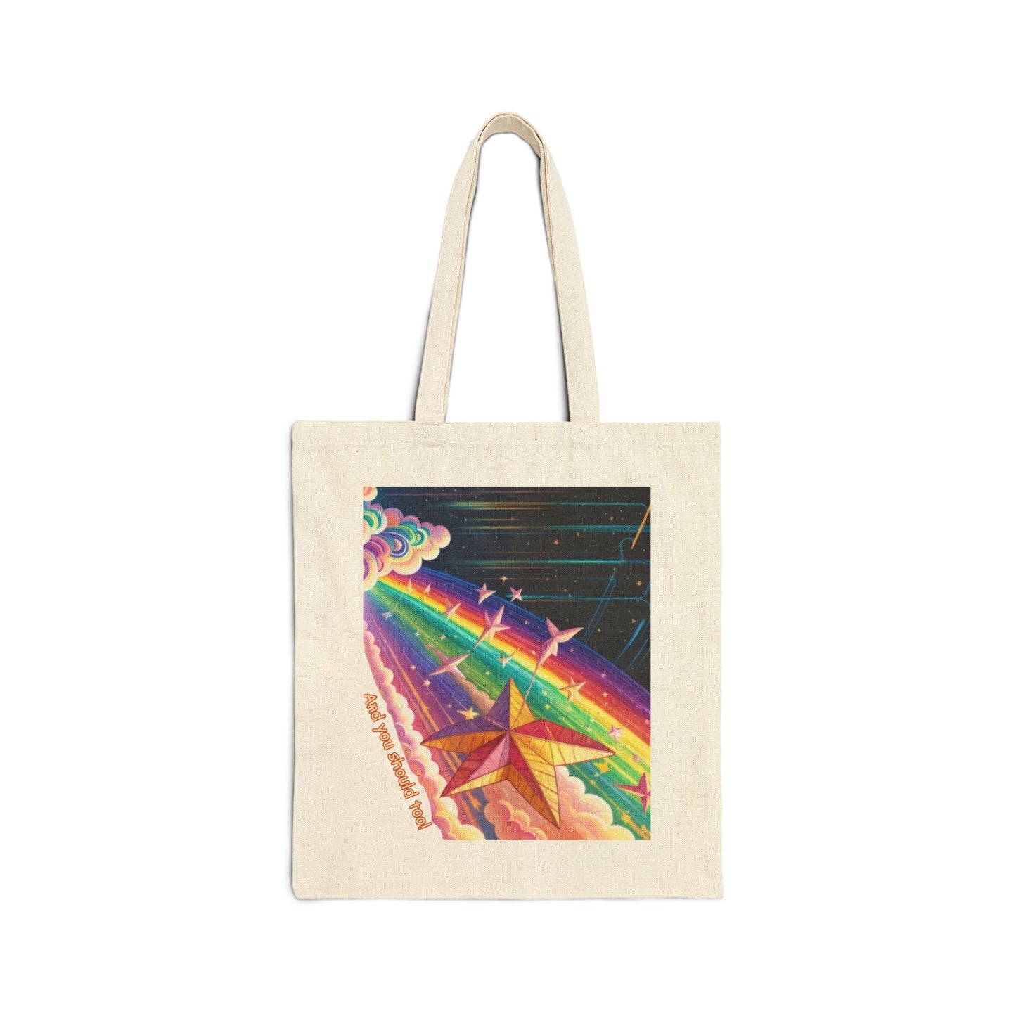 Shooting Star Affirmation Tote Bag - "I Trust My Abilities"