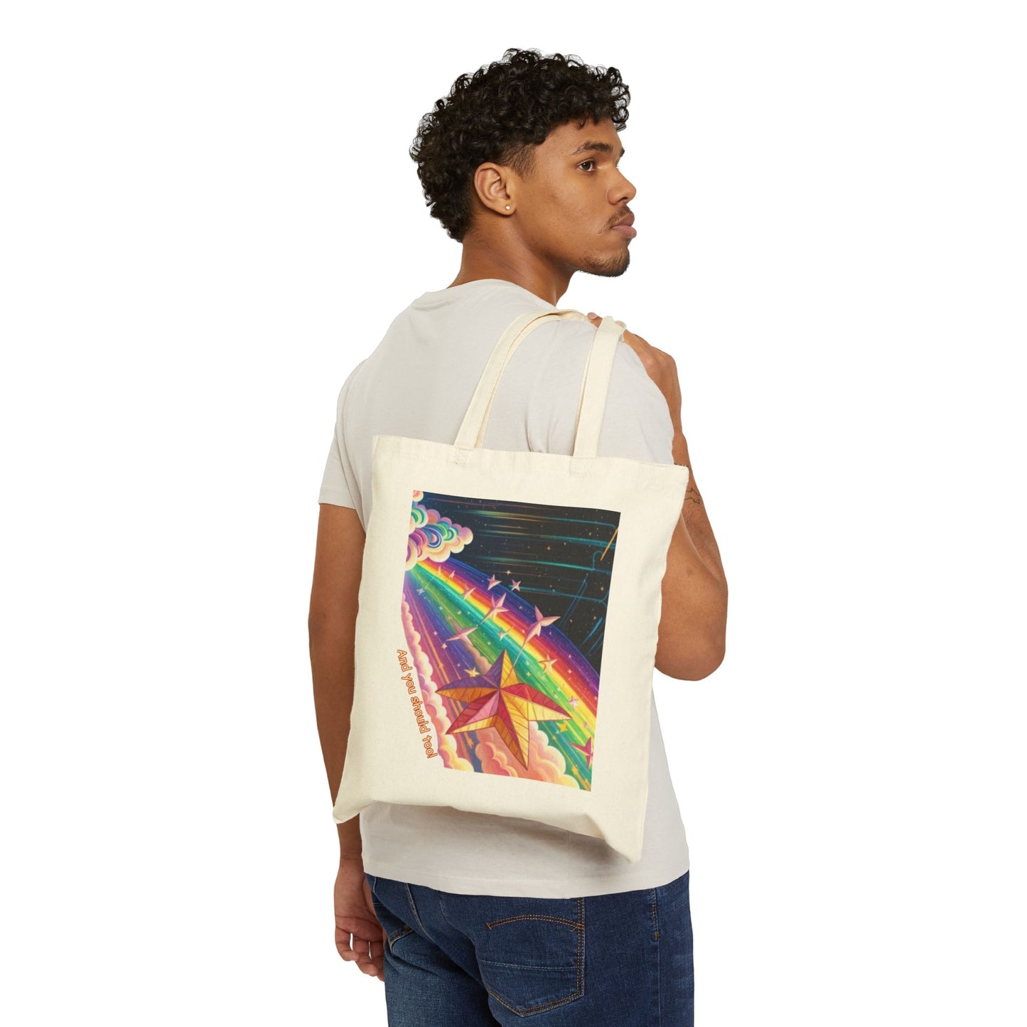 Shooting Star Affirmation Tote Bag - "I Trust My Abilities"