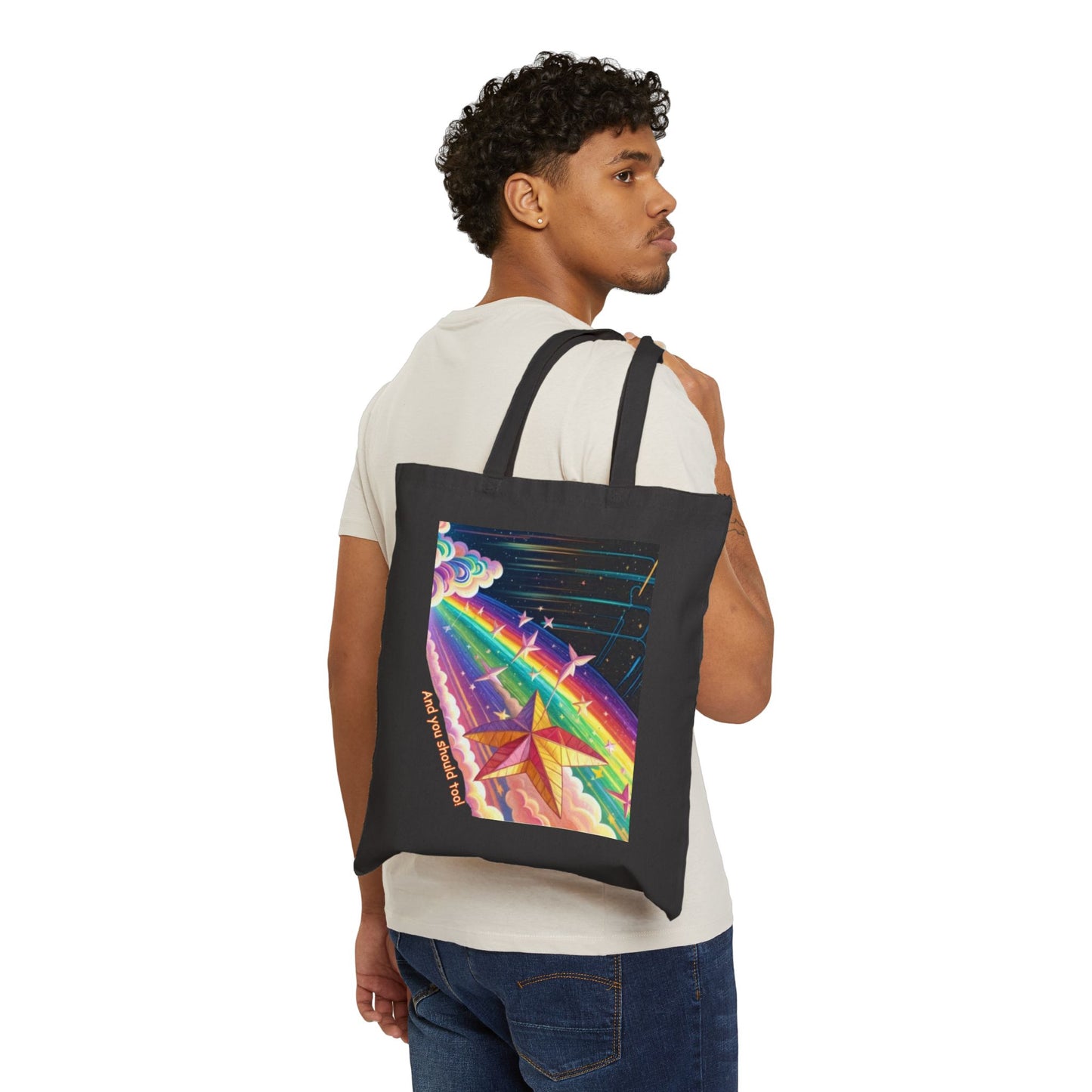 Shooting Star Affirmation Tote Bag - "I Trust My Abilities"