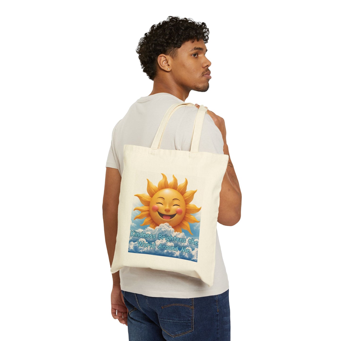 Kindness Brightens the World Tote bag- Spread Positivity with Every Use