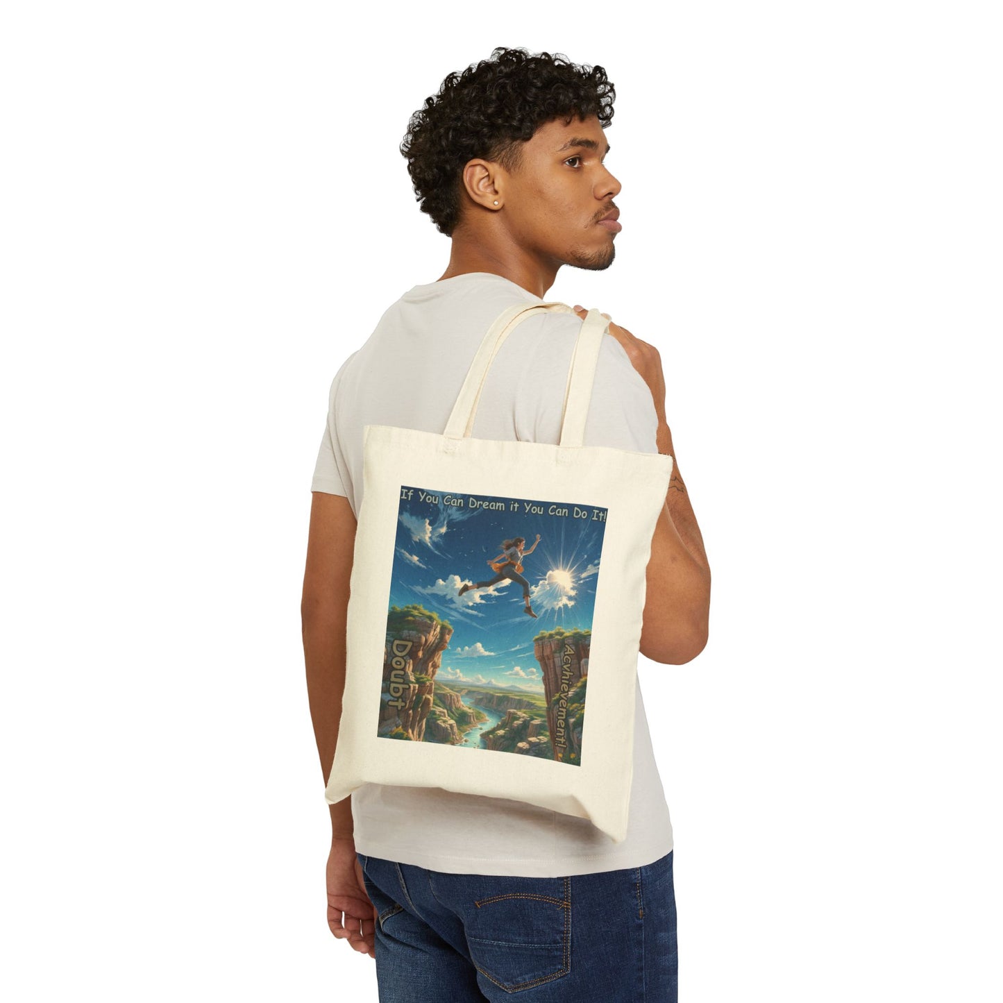 Leap of Courage Tote Bag