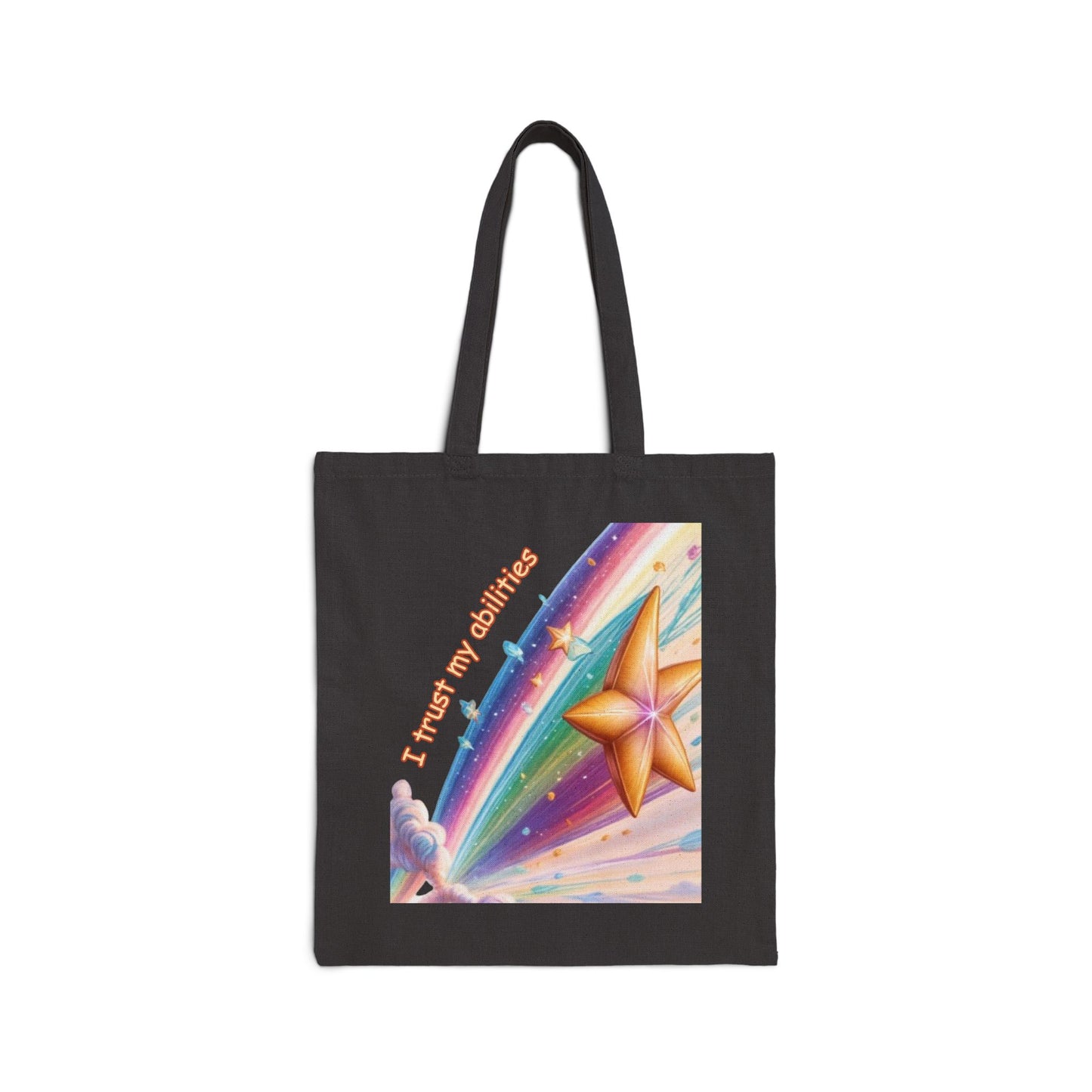 Shooting Star Affirmation Tote Bag - "I Trust My Abilities"