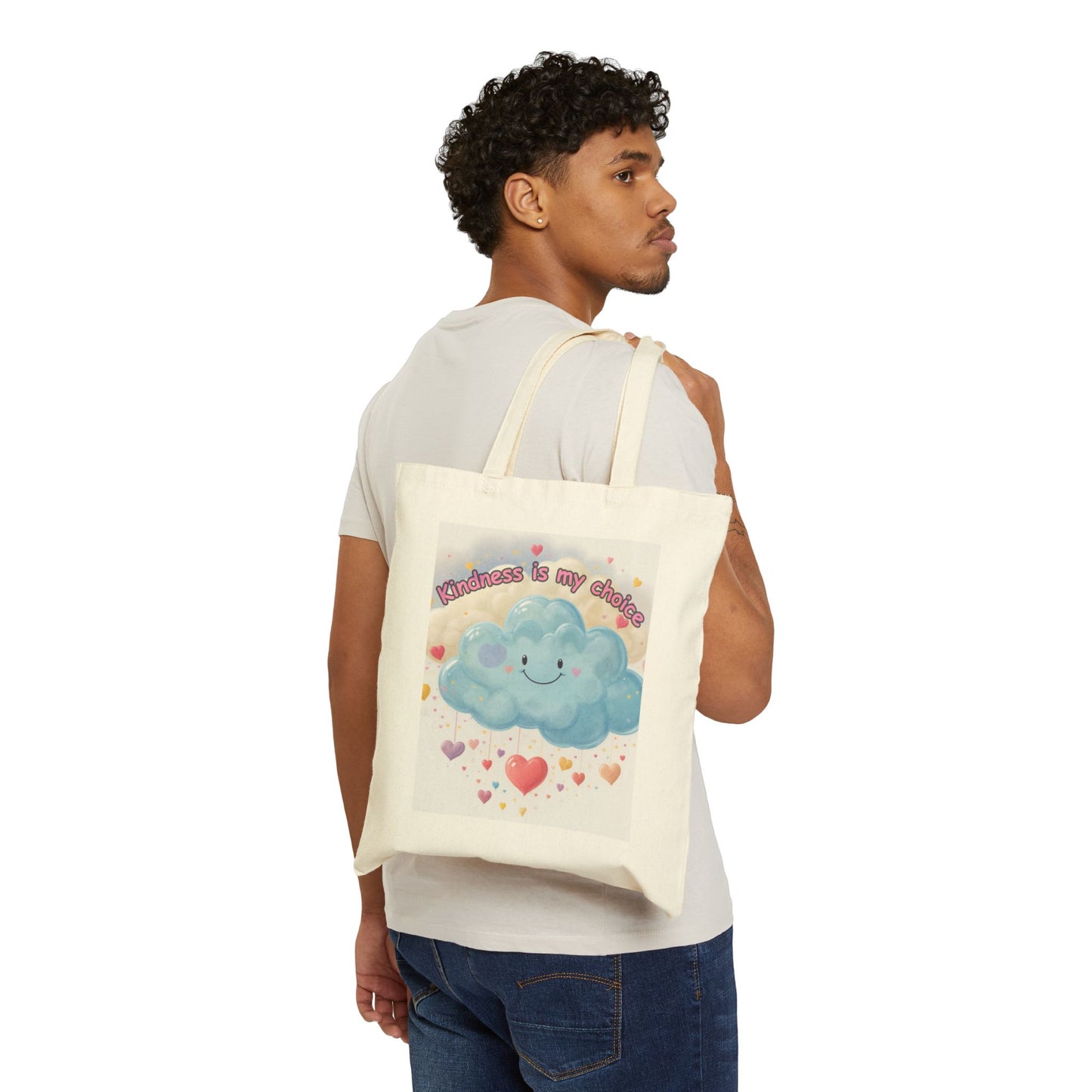 Kindness Is My Choice Tote Bag - Spread Positivity with Every Use