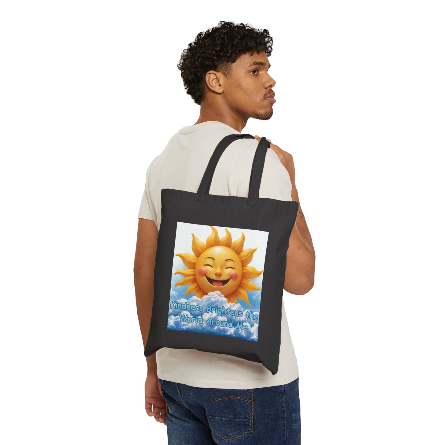 Kindness Brightens the World Tote bag- Spread Positivity with Every Use