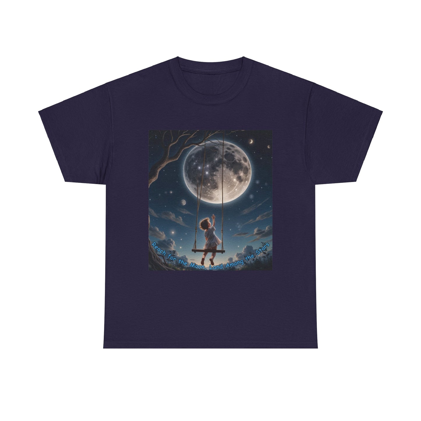 Dreamer's Swing - Inspirational Night Sky T-Shirt