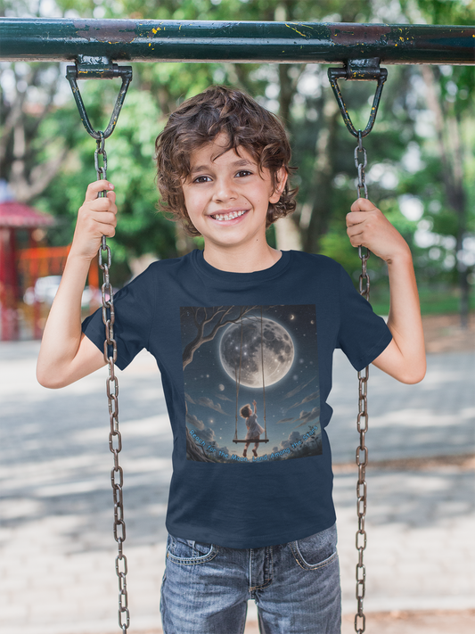 Dreamer's Swing - Inspirational Night Sky T-Shirt